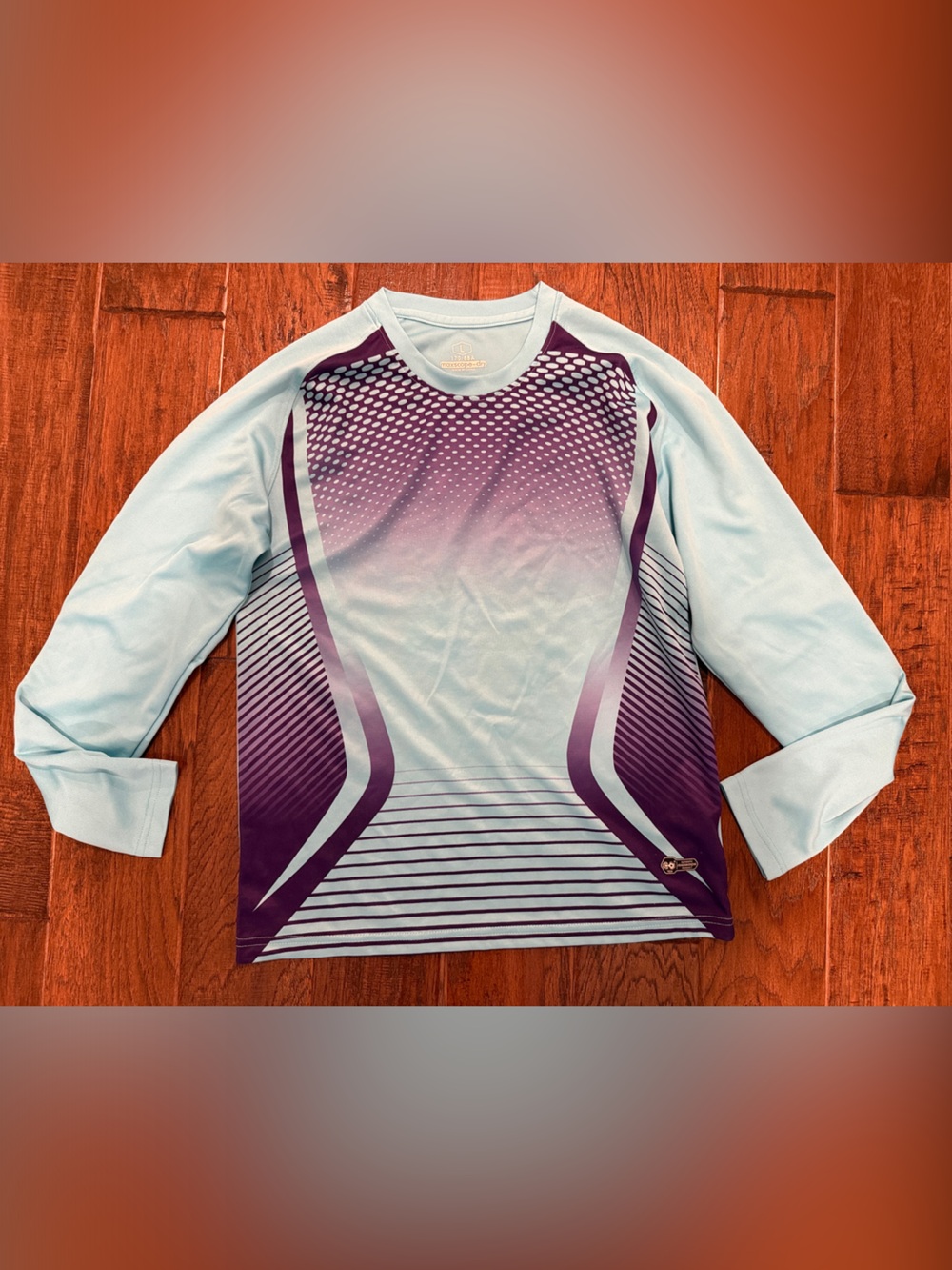 ⚽️🥅⚽️Light Blue/Purple Goalie Jersey With Padded Elbows